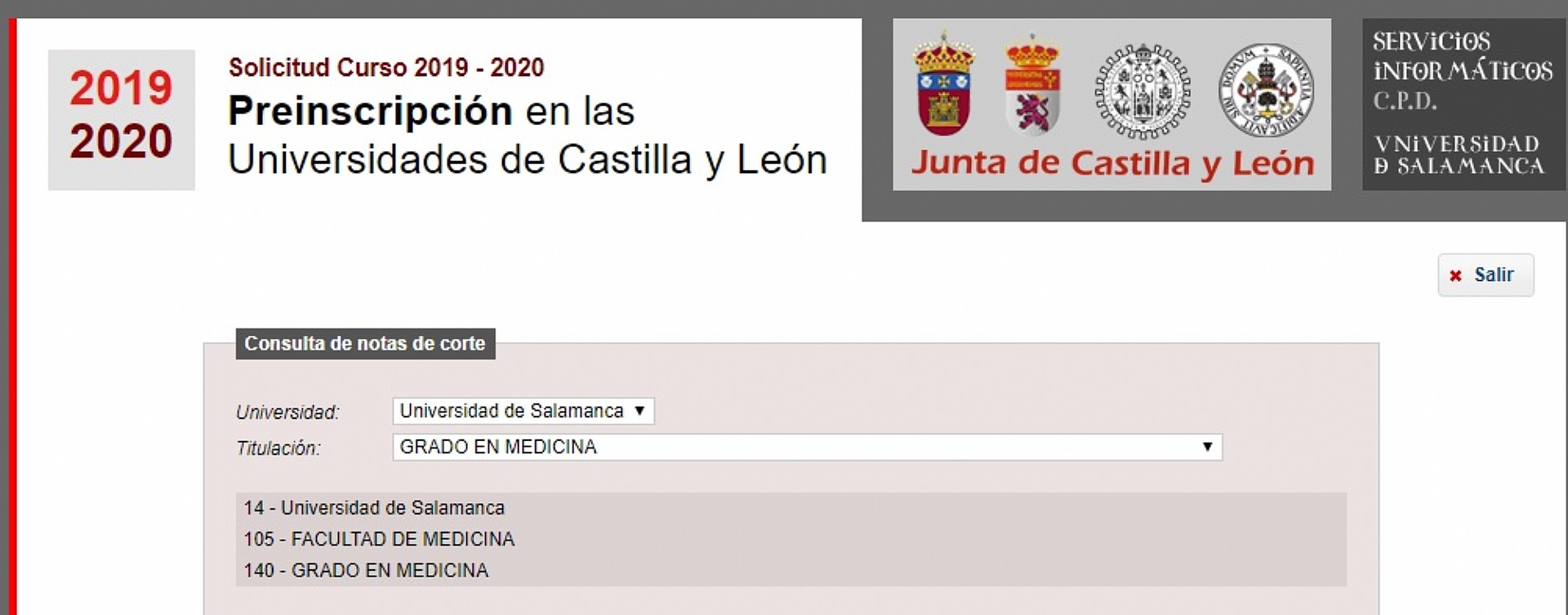 Lio En La Facultad De Medicina De La Usal Por Un Examen En El Que Se