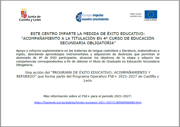 Programa para la mejora del éxito educativo